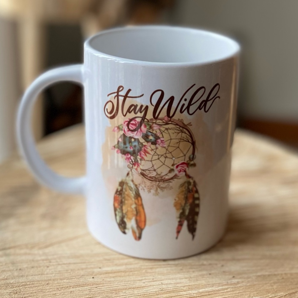 Stay Wild Ceramic Coffee Mug 15oz.